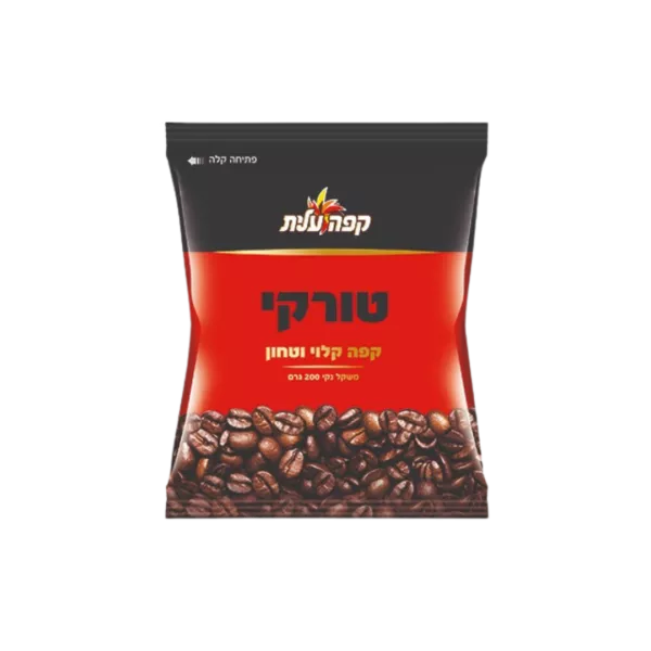 קפה טורקי שחור עלית, 200 גרם 24 יח'